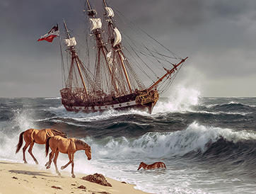 Sinking Spanish Ship