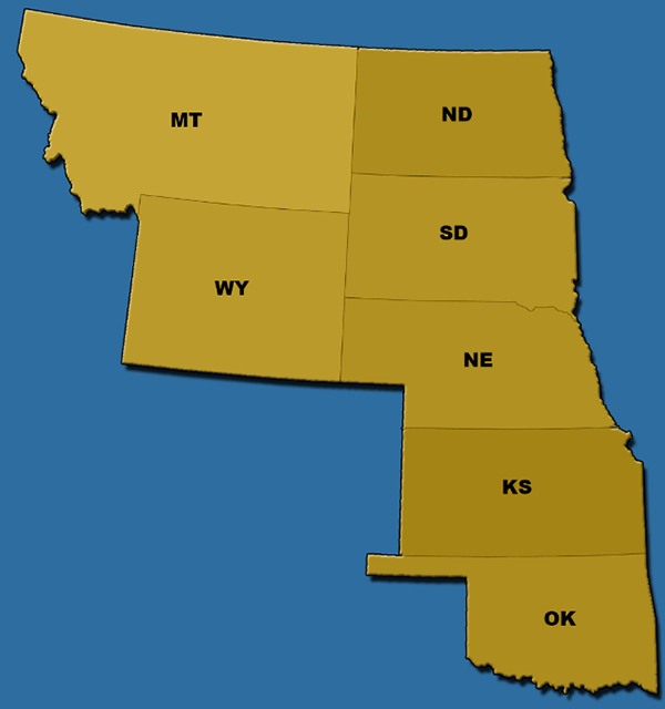 Interior West Region of The United States